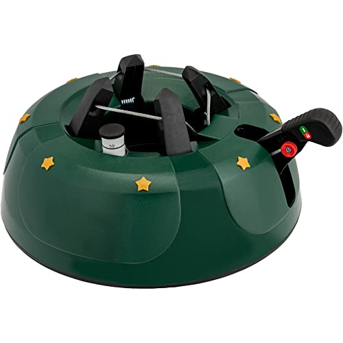 Star-Max Soporte para árbol de Navidad de F-H-S, Start 1, Color Verde, Modelo 2022, para Altura del árbol de Navidad de 2,0 m, Soporte para árbol de Navidad con función de Palanca de pie y tecnología
