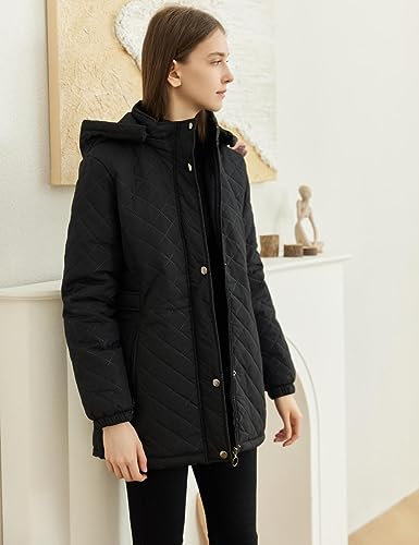 Womens Fashion Hooded Thickened Fleece Winter Soft Long Warm Jacket4