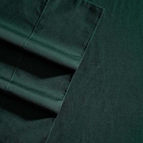 Drap de lit simple XL en percale de coton Nautica vert - 3