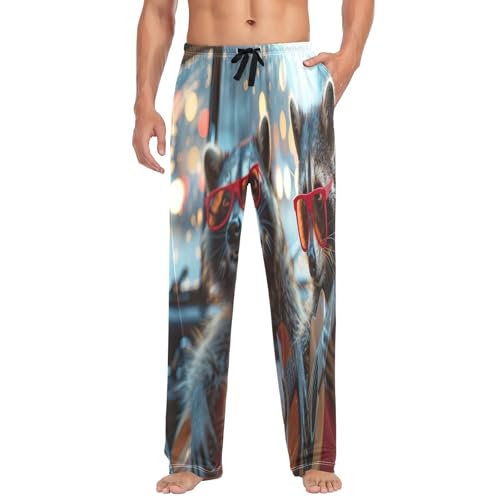 Pantalon de pyjama homme avec cordon finies les tailles trop serrées la nuit