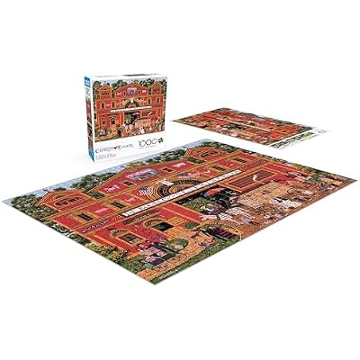 Buffalo Games 1000 Piece Jigsaw Puzzle - Dr. Bonkley's Family - Charles Wysocki Colorful Puzzle for Adults Precision-Cut Pieces, Beautiful Artwork, and Hours of Relaxing Fun