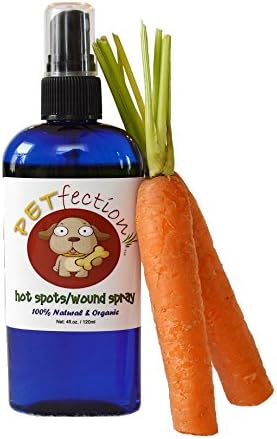 PETfection 100% Natural & Organic Dog Hot Spot and Wound Spray
