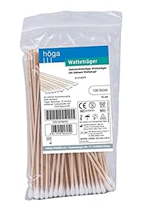 höga Watteträger kleiner Kopf 2 x 100 Stück