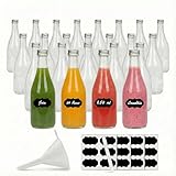 Bouteilles en verre vides adaptées au remplissage de produits de remplissage liquides. Les bouteilles d'alcool du lot peuvent être utilisées comme petites bouteilles à remplir avec de l'alcool, des spiritueux, des distillats, des incendies, des liqueurs, du whisky, du vinaigre et de l'huile.