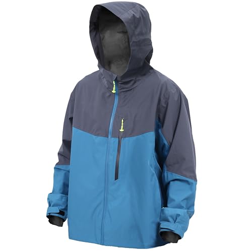 Image of Fly Fishing Wading Jacket for men women- Ultralight 3-Layer Waterproof 2-Tone Functional Design