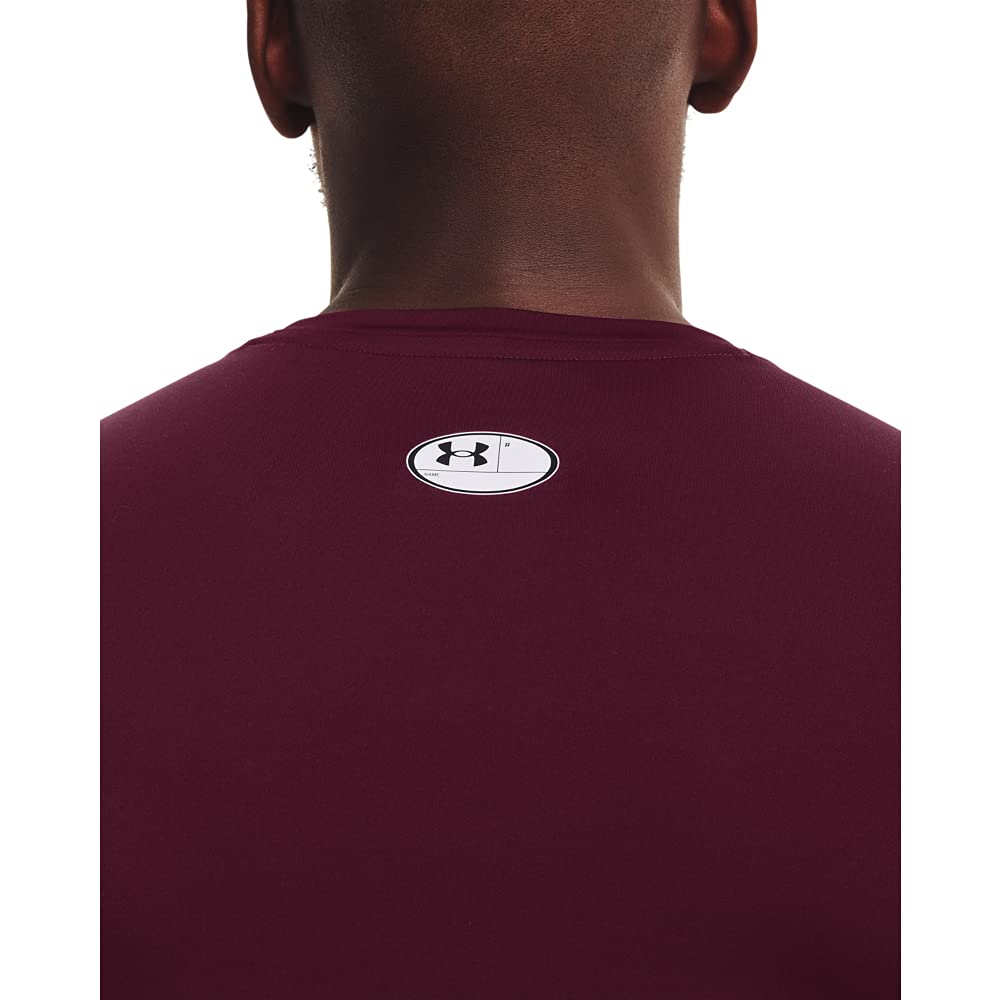 Under Armour Ua Hg Armour Comp Ss Koszulka z krótkim rękawem, męska kompresyjna koszulka męska (zestaw 1 sztuka), XXL wysoki
