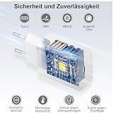 Ładowarka USB-C 30 W, szybka ładowarka USB-C z kablem PD o długości 2 m, nylonowy kabel USB typu C do iPhone'a 17, 16, 15 Pro Max Plus, iPada, Samsunga Galaxy S25 i S24, ładowarka USB-C z kablem