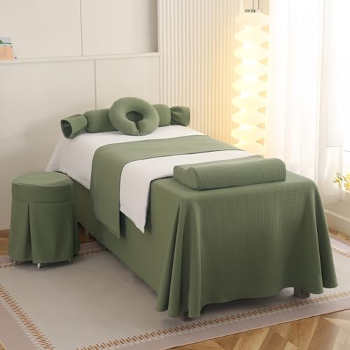 ALIVTAII �}�b�T�[�W�E���e�p 4/5/6/7 �_�Z�b�g �R�b�g���j�b�g �_�炩���ʋC���ǍD ���O���􂦂� �G�X�e �X�p �w�A�T���� ���w�Ö@ ���̂�X���� �猊�t�� �J�X�^�}�C�Y�Ή� (���b�t�� - �z���C�g + �����O���[��,�ۓ��̃x�b�h185