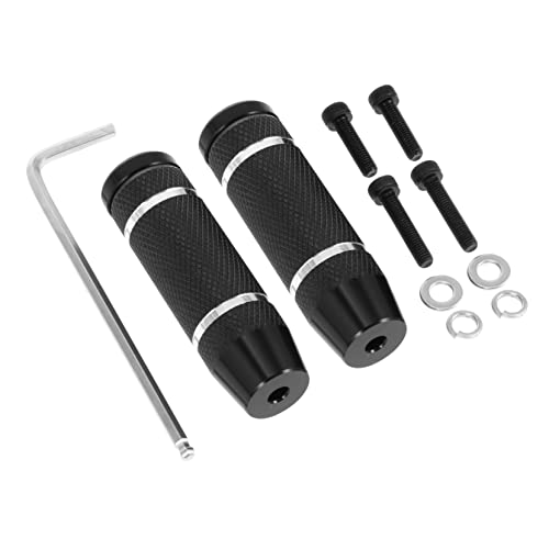 NAMOARLY Stunt Pegs for Bicycles Rear Axle Pedals Aluminum Alloy Material Safe Non-Slip Design Simple Installati
