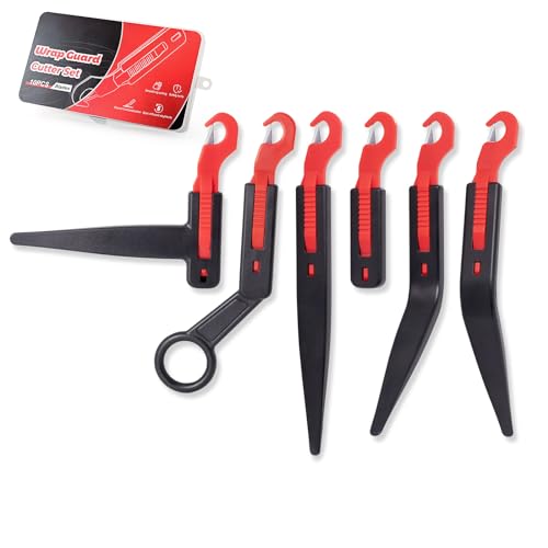 Gomake Vinyl Wrap Guard Cutter Knife Window Tinting Cutter Precision Automotive Safety Cutting Tool for Car Wrapping, Window Tinting,Decals,Signs, Wrap Film and Other Car Vinyl Cutting(W200)
