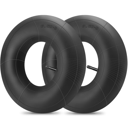16x6.50-8 Lawn Mower Tire Tubes Heavy Duty 16x7.50-8 Tube with TR-13 Straight Valve Stem for Tractor,Lawn Mower,Golf Cart,Garden Trailer and More by SIMEIQI - Used condition - US$15.29