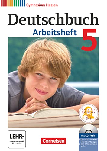 Price comparison product image Deutschbuch 5. Schuljahr. Arbeitsheft mit Lösungen und Übungs-CD-ROM. Gymnasium Hessen