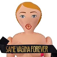 TOP KINGDOM Aufblasbare Gummipuppe Frau - Sexpuppe - Sex Doll - Liebespuppen - Junggesellenabschied Männer - JGA Männer - Lebensgröße 150 cm - Blondie Care