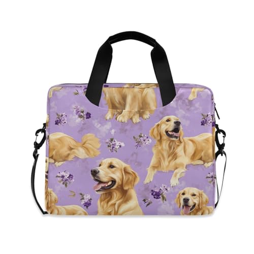 Maletín para laptop portátil 15.6" con correa morado