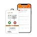 Elitech 4G Reusable Real-time Temperature Data Logger Light/Shock/Location, Built-in SIM Card, Shadow Data, Airplane Mode, Cloud Data Storage, SMS/Email/APP/Web Alarm, 100000 Points, Loget260-T