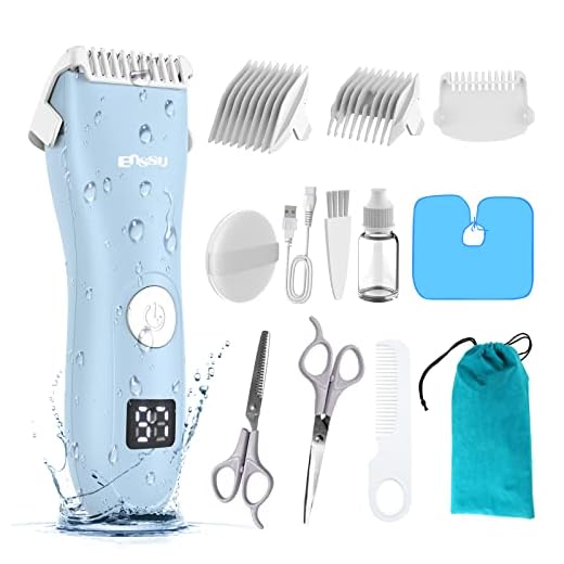 Quiet Waterproof Rechargeable Baby Hair Clippers