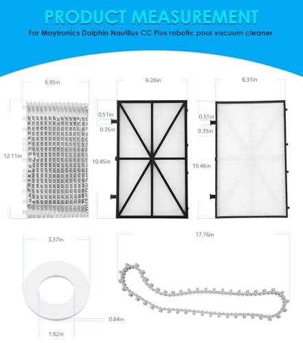 image for Yoursme Pool Cleaner Accessories, Ultra-Fine Filter Plates 9991433-R4,