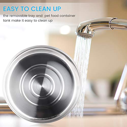 Beacon Pet Heated Pet Bowl 1.5L Winter Pet Dog Bowl Food Cats Heated Feed Cage Constant Temperature Bowl Heated Automatic Water Bowl Heatly Food Container Stainless Steel Water Feeder #TOP4