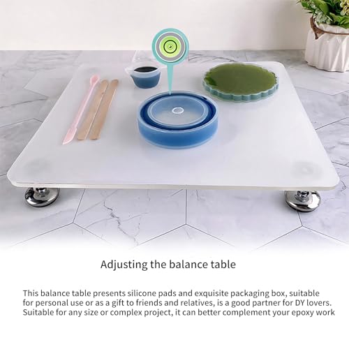 Table de nivellement résine époxy anti-coulures pour atelier