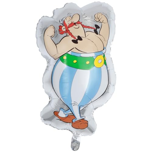 Ballon aluminium Obélix - Astérix 81 cm - Multicolore