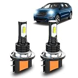 TJJTGBR High Power White H15 LED DRL Bulbs For 2015-2019 Ford Edge,2PCS H15 Car Led light 6000K CSP CHip Fog Light Bulbs Daytime Running Lights White 12V Universal(H15)