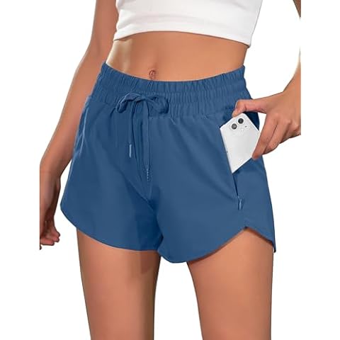 BMJL Women's High Waisted Running Shorts Cover