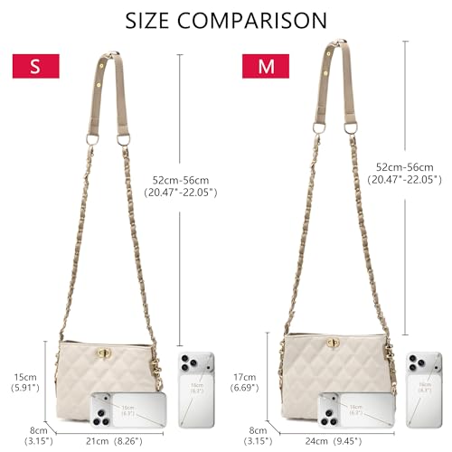 Image of Small Crossbody Bags for Women Purses Fashion Leather Lightweight Handbags Shoulder Bag