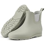 HISEA Men's Chelsea Rain Boots, Waterproof Lightweight...