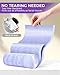 50 Commode Liners with Absorbent Pads, Tear-Free Leak-Proof Lavender Scented Bedside Commode Liners, Universal Disposable Commode/Bed Pan Liners for Bedside Commode, Standard Toilet (50Bags+50Pads)