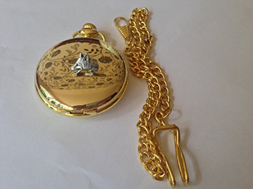 Montre gousset tête de renard pour parfaire votre costume rétro