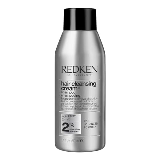 Redken Detox Hair Cleansing Cream Clarifying Shampoo | For All Hair Types | Removes Buildup & Strengthens Hair Cuticle | 1.7 Fl Oz