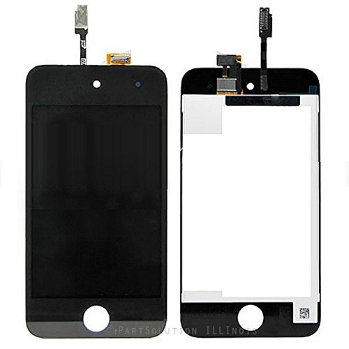 ePartSolution Replacement Compatible with iPod Touch 4th Generation LCD Display Touch Screen Digitizer Assembly USA (Black)
