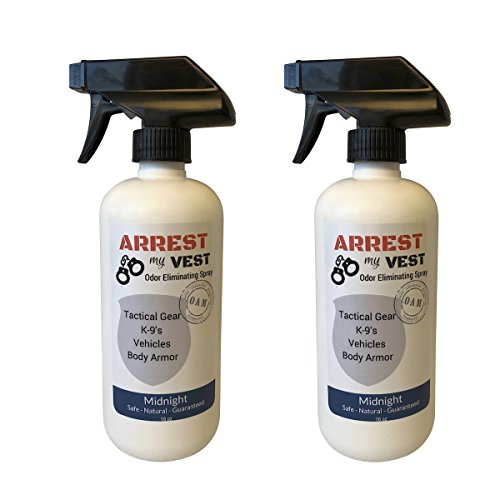 Arrest My Vest Military and Police Grade Odor Eliminating Spray for Body Armor
