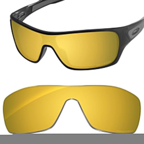 Image of Performance Replacement Lenses Compatible with Oakley Turbine Rotor OO9307 Polarized Etched