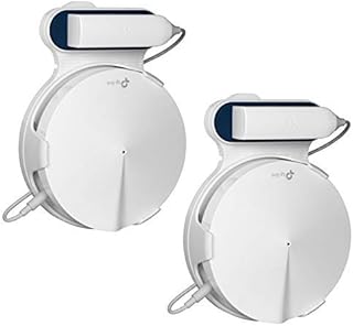 STANSTAR Wall Mount for TP-Link Deco M9 Plus Home Mesh WiFi System, Sturdy Brackets, Easy Moved, Space Saving,Without Messy Wires and Screws(2 pack)
