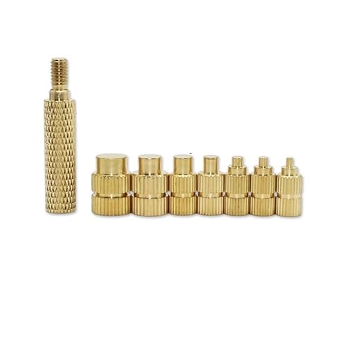 Zkensh-Bolts 真鍮インサートナットと304ステンレス鋼ネジ、3Dプリンタープラスチックねじヒートセットインサートはんだごてチップ銅ボルト、 広く使用されています(No iron 8pcs)