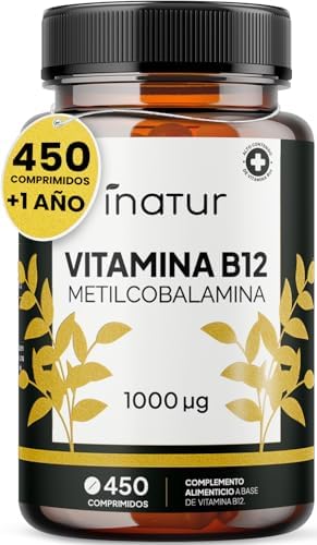 Vitamina B12 1000 mcg - 450 Comprimidos de Alta Potencia (Suminis...
