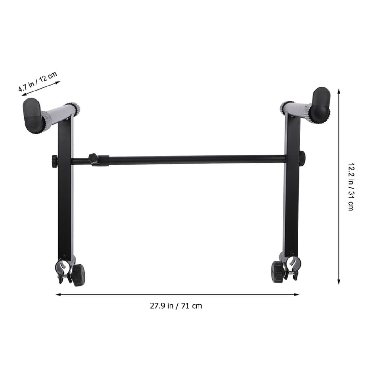 Garneck 2 Ensembles Support de Clavier Électronique Rehaussé, Double