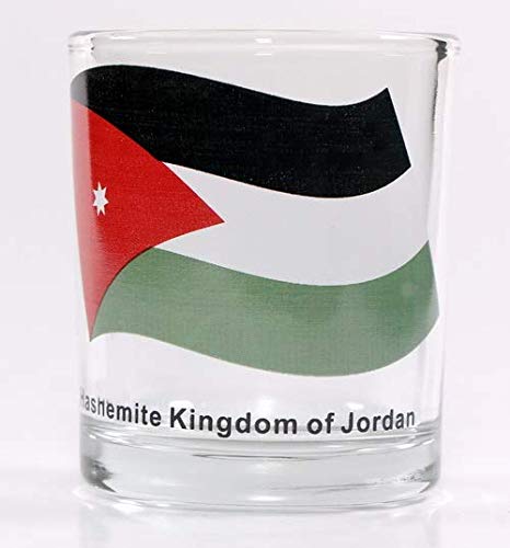 Drapeau de la Jordanie Verre à liqueur