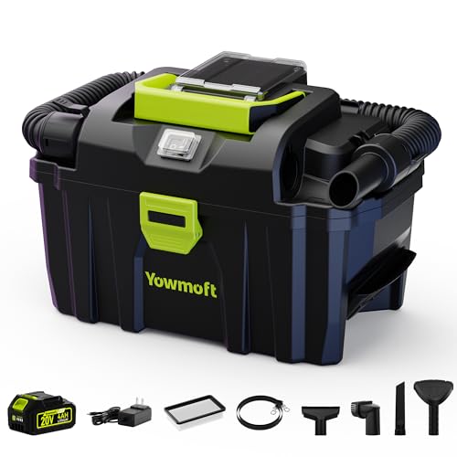 YOWMOFT 2.5 Gallon Cordless Shop Vac