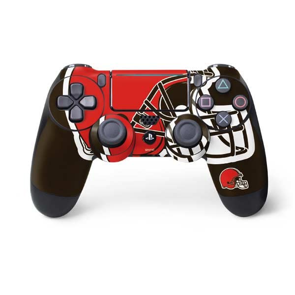 Skinit Decal Gaming Skin Compatible with PS4 Pro/Slim Controller - Officially Licensed NFL Cleveland Browns Large Logo Design
