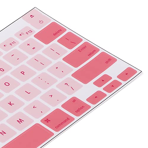 Stickers de teclado para iOS en PVC color rosa miniatura 4