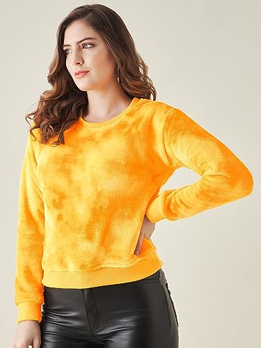 Image of Modeve Self Design Round Neck Casual Women Sweater||Winterwear||