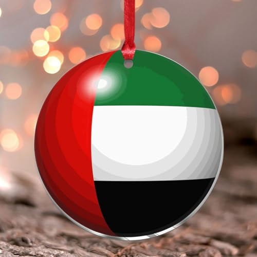 Arte de pared de los Emiratos Árabes Unidos, panel acrílico, bandera deportiva, bar, fiesta, eventos, adornos colgantes, decoración de pared para dormitorio, oficina, hogar, rústico, transparente