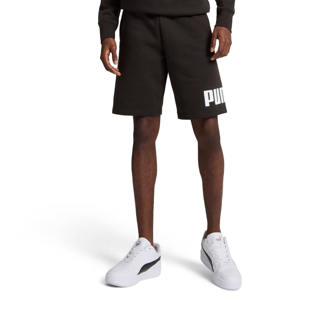 Puma Mens Big Logo Fleece 10 Shorts Available in Big Tall