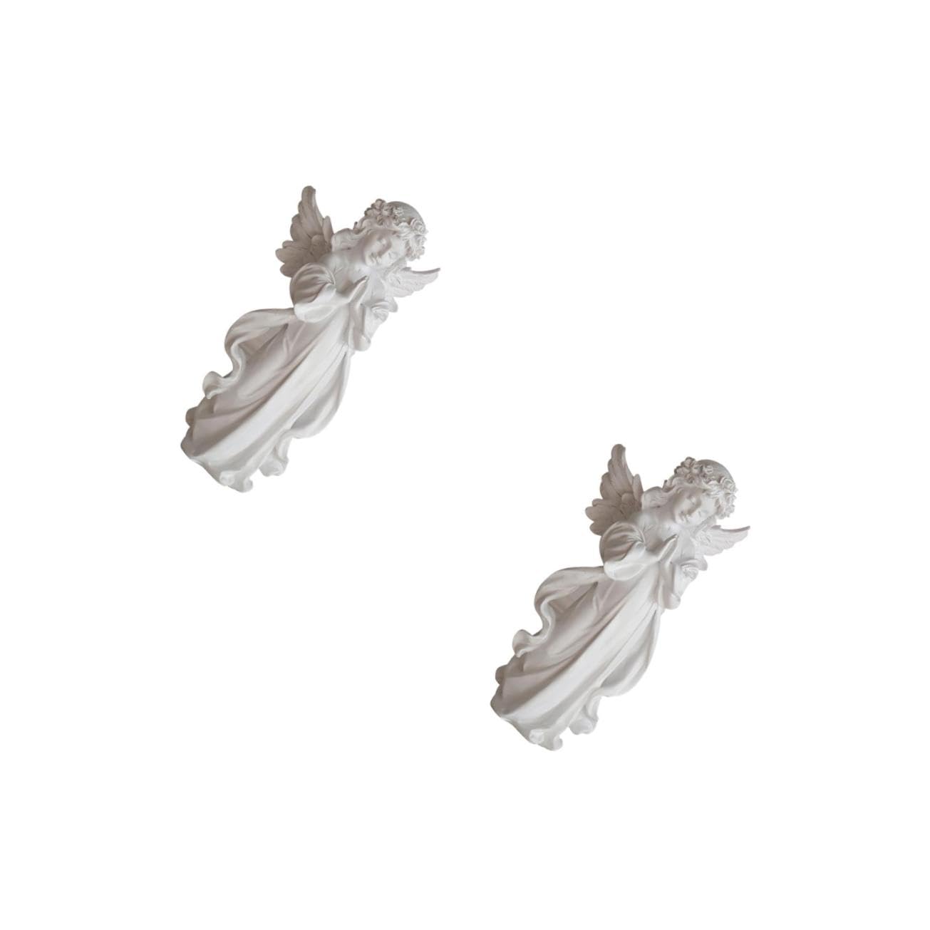 Kit de dessin pour pédicure avec figurines d'anges miniatures en résine
