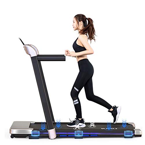 Image of Indoor Fitness Folding Treadmill Electric Motorized Running Machine Easy Assembly Perfect for Home Use
