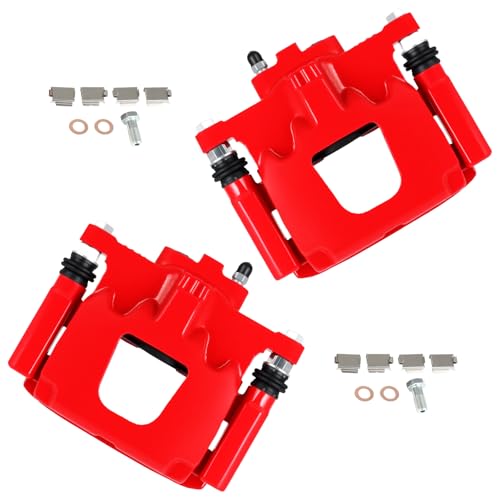 Image of cciyu 18B5046 18B5047 Rear Left & Right Brake Calipers With Bracket For Dodge For Nitro 2007-2011,For Jeep For Liberty 2008-2012,For Jeep For Wrangler 2007-2017,For Jeep For Wrangler JK 2018