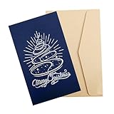 Jazzy Pearls®Merry Christmas Card Paper Winter Holiday Greeting Card Gift for Husband Mum Style A|Home & Garden |Greeting Cards & Party Supply|Greeting Cards & Invitations