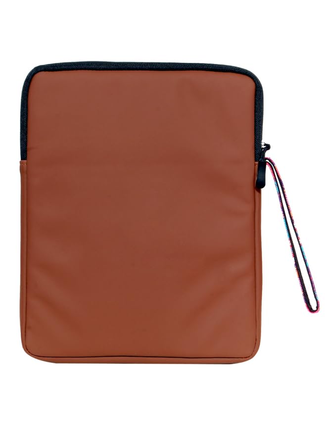 Image of ProElite Tablet Sleeve Case Cover for Upto 11.5 inch for iPad 10.2 /Air 10.9 /Pro 11 / Samsung /Lenovo /Galaxy Tab A9 Plus /S8 /S9 /Realme Pad /Honor Pad X9 /Xiaomi Mi pad 7 /Redmi Pad /Oneplus Pad, Brown Paisley